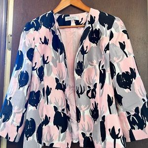 Kasper pink and grey jacket. Size 12